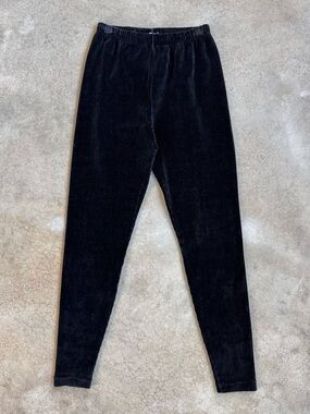 Vintage Jones New York Black Corduroy Leggings